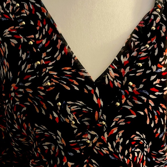 Beautiful boho style. Gold accents around neckline. - Picture 2 of 3